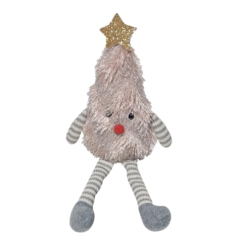 Wezalget Weiches Weihnachtsspielzeug, weiche Weihnachtsbaum-Puppe, niedliche flauschige Figuren für die Dekoration des Spiels für Kinder, Inneneinrichtung, Reisen von Wezalget