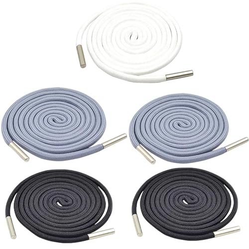 5 Stück Kordelzug für Jogginghosen und Hoodies – 140 cm Lange Hosenbänder inklusive Durchziehnadel – Perfekt zum Ersetzen oder Reparieren von Kordeln von Wgewfhdf