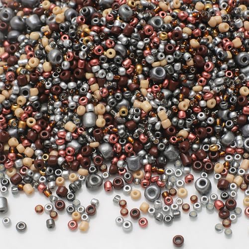 1 Beutel Glas Rocailles Perlen 2mm 3mm 4mm,Gemischten Glasperlenzum Basteln,Bastelperlen für DIY Handwerk Dekor,Schmuck Armbänder,Halsketten Ohrringe Schlüsselanhänger,ca.17g/Beutel,Tiefer Bernstein 1 Beutel Glas Rocailles Perlen 2mm 3mm 4mm,Gemischten Glasperlenzum Basteln,Bastelperlen für DIY Handwerk Dekor,Schmuck Armbänder,Halsketten Ohrringe Schlüsselanhänger,ca.17g/Beutel,Tiefer Bernstein von Whakano