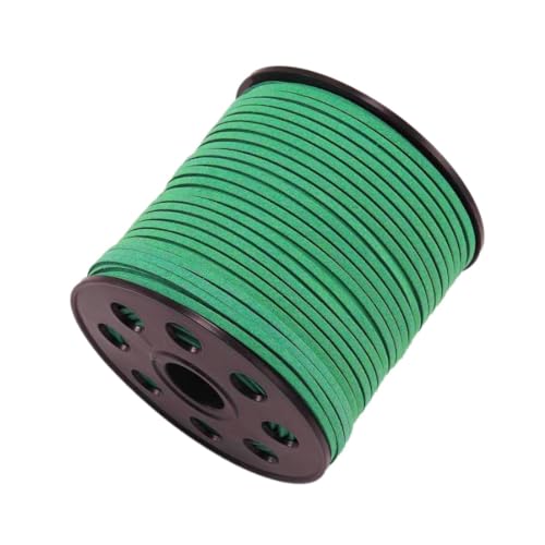 1 Stück 10 M x 2,5mm Lederschnur Lederband Faux Wildleder Schnur,Klassik Basteln Lederschnüre DIY Band für Armbänder,für Schmuckherstellung DIY Handwerk Halsketten,Geschenkverpackung,Grün 1 Stück 10 M x 2,5mm Lederschnur Lederband Faux Wildleder Schnur,Klassik Basteln Lederschnüre DIY Band für Armbänder,für Schmuckherstellung DIY Handwerk Halsketten,Geschenkverpackung,Grün von Whakano