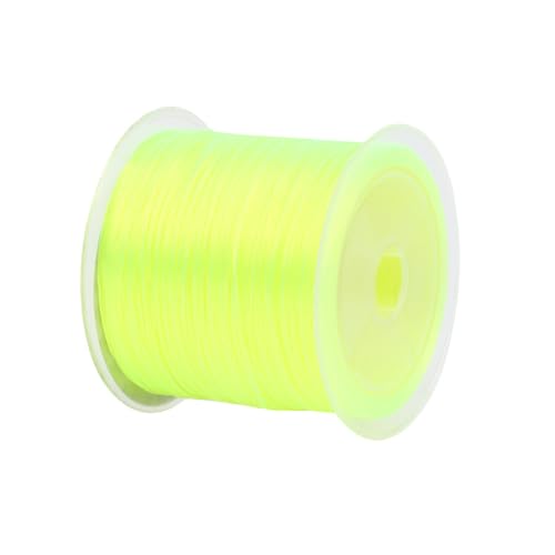 1 Stück 50m Stretch Schnur,Gummiband für Perlen Armbänder 0,8mm,Elastische Nylonschnur,Faden für Schmuckherstellung DIY Handwerk Halsketten,Schlüsselanhänger,Geschenkverpackung,Fluoreszierendes Gelb 1 Stück 50m Stretch Schnur,Gummiband für Perlen Armbänder 0,8mm,Elastische Nylonschnur,Faden für Schmuckherstellung DIY Handwerk Halsketten,Schlüsselanhänger,Geschenkverpackung,Fluoreszierendes Gelb von Whakano