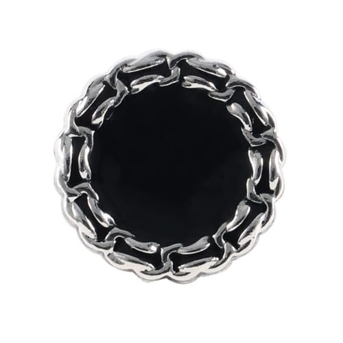 10 Stück Metall Knöpfe Zum Nähen,Knöpfe Zum Aufnäher,Runde Knöpfe mit Schaft,Bastelknöpfe,Kleidung Knöpfe,Buttons für DIY Nähen Mäntel Cardigan,Anzug,Hemd,Geschenkbox-Dekor,Schwarz Silber,13mm 10 Stück Metall Knöpfe Zum Nähen,Knöpfe Zum Aufnäher,Runde Knöpfe mit Schaft,Bastelknöpfe,Kleidung Knöpfe,Buttons für DIY Nähen Mäntel Cardigan,Anzug,Hemd,Geschenkbox-Dekor,Schwarz Silber,13mm von Whakano
