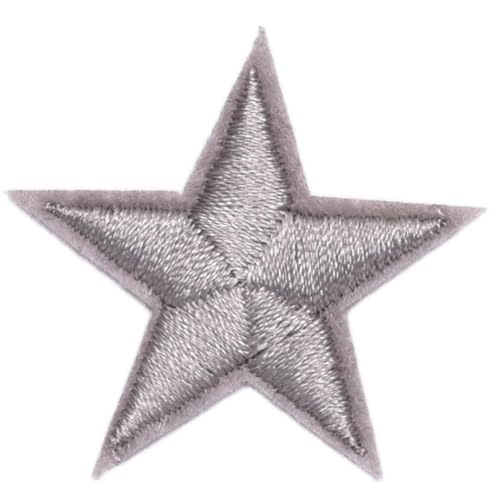 10 Stück Stern Aufnäher zum Aufbügeln,Patches 3,5 cm,Stoff Flicken Zum Aufbügeln,Dekorative Applikation für Kunsthandwerk,Jacken Tasche Geschenkboxen,Kleidung,Scrapbooking,Jeans Dekoration,Hellbraun von Whakano