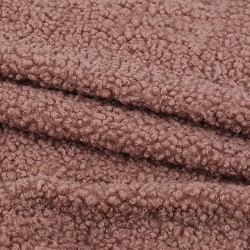 100cm x 160cm Plüschstoff Teddystoff Dekostoff Stoffe zum Nähen Dekorieren,Kunstpelz Stoff,Furry Plüsch Tuch für Nähen Basteln,Tasche,Kostüm,Hochzeit,Weihnachten,Halloween,Partydekor,Rot Bohnenpaste 100cm x 160cm Plüschstoff Teddystoff Dekostoff Stoffe zum Nähen Dekorieren,Kunstpelz Stoff,Furry Plüsch Tuch für Nähen Basteln,Tasche,Kostüm,Hochzeit,Weihnachten,Halloween,Partydekor,Rot Bohnenpaste von Whakano