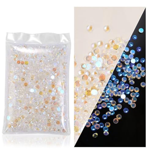 1440 Stück Glitzersteine Selbstklebend,Flatback Strasssteine,Strass Glitzersteine Nägel,Glitzer Basteln Diamanten für Gesichts-Make-Up Fingernagel Dekor Und Urlaubszubehör,2-2,1mm,Helles Weiß AB 1440 Stück Glitzersteine Selbstklebend,Flatback Strasssteine,Strass Glitzersteine Nägel,Glitzer Basteln Diamanten für Gesichts-Make-Up Fingernagel Dekor Und Urlaubszubehör,2-2,1mm,Helles Weiß AB von Whakano