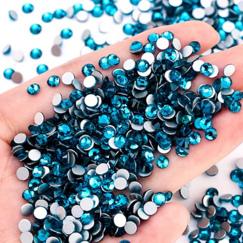 1440 Stück Glitzersteine Selbstklebend,Flatback Strasssteine,Strass Glitzersteine Nägel,Glitzer Basteln Diamanten für Gesichts-Make-Up Fingernagel Dekorationen Und Urlaubszubehör,3-3,2mm,Pfauenblau 1440 Stück Glitzersteine Selbstklebend,Flatback Strasssteine,Strass Glitzersteine Nägel,Glitzer Basteln Diamanten für Gesichts-Make-Up Fingernagel Dekorationen Und Urlaubszubehör,3-3,2mm,Pfauenblau von Whakano