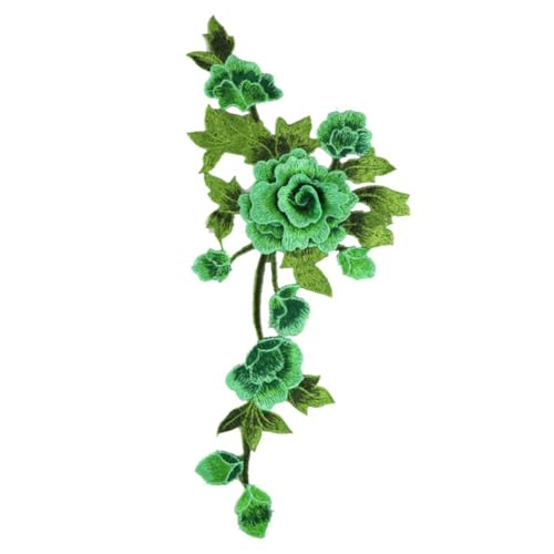 2 Stück Pfingstrose Bestickte Nähen Aufnäher,Bestickte Patches Sticker,Blumen Mit Blättern,Nähen Handwerk Zubehör,Applikation für DIY Kleidung Kleidung Jeans T-Shirt Jacken Rucksäcke,GrüN Rechts 2 Stück Pfingstrose Bestickte Nähen Aufnäher,Bestickte Patches Sticker,Blumen Mit Blättern,Nähen Handwerk Zubehör,Applikation für DIY Kleidung Kleidung Jeans T-Shirt Jacken Rucksäcke,GrüN Rechts von Whakano