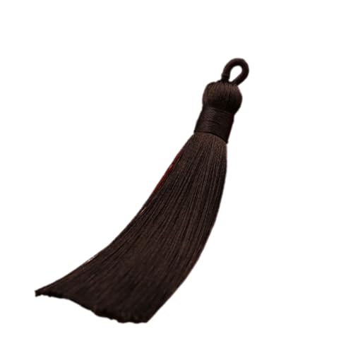 20 Stück 8 cm Mini Quasten mit Kordel Schlaufen,Quasten Anhänger Troddel,für Ohrringe,Tasche,Schlüsselanhänger Riemen Dekor,Schmuckherstellung,Lesezeichen,Souvenirs,DIY Handwerk Zubehör,Dunkelbraun 20 Stück 8 cm Mini Quasten mit Kordel Schlaufen,Quasten Anhänger Troddel,für Ohrringe,Tasche,Schlüsselanhänger Riemen Dekor,Schmuckherstellung,Lesezeichen,Souvenirs,DIY Handwerk Zubehör,Dunkelbraun von Whakano
