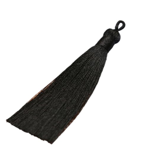 20 Stück 8 cm Mini Quasten mit Kordel Schlaufen,Quasten Anhänger Troddel,für Ohrringe,Tasche,Schlüsselanhänger Riemen Dekor,Schmuckherstellung,Lesezeichen,Souvenirs,DIY Handwerk Zubehör,Schwarz 20 Stück 8 cm Mini Quasten mit Kordel Schlaufen,Quasten Anhänger Troddel,für Ohrringe,Tasche,Schlüsselanhänger Riemen Dekor,Schmuckherstellung,Lesezeichen,Souvenirs,DIY Handwerk Zubehör,Schwarz von Whakano