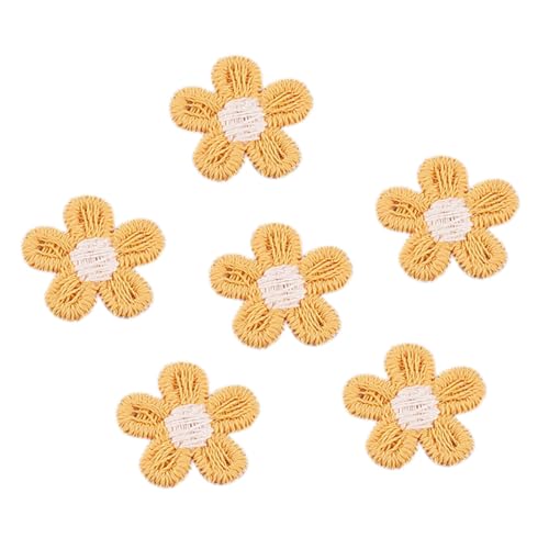 Whakano 20 Stück Blumen Bestickte Patches Nähen Aufnäher 1,5 cm,Applikationen Zum Nähen Patches Sticker,Bestickte Patches Sticker,Dekorative Applikation für Jacken Tasche Geschenkboxen,Kleidung,Gelb Whakano 20 Stück Blumen Bestickte Patches Nähen Aufnäher 1,5 cm,Applikationen Zum Nähen Patches Sticker,Bestickte Patches Sticker,Dekorative Applikation für Jacken Tasche Geschenkboxen,Kleidung,Gelb von Whakano