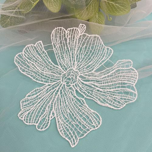 4 Stück Spitze Blumen,Spitzenpatch Hochzeit,Stoff-patch zum Aufnähen,Applikationen Patches zum Reparieren Hochzeit Kleid und Dekorieren von Kleidung Rucksäcke Jeans dekoration Caps Schuhe,Weiß 4 Stück Spitze Blumen,Spitzenpatch Hochzeit,Stoff-patch zum Aufnähen,Applikationen Patches zum Reparieren Hochzeit Kleid und Dekorieren von Kleidung Rucksäcke Jeans dekoration Caps Schuhe,Weiß von Whakano