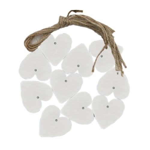 40 Stück Holzherzen zur Dekoration 4CM,Holzherzen Anhänger mit Jute-Schnur,zum Geschenkverpackungen,DIY Handwerk,Tischdekoration,Malerei,Beschriften,für Hochzeit Kommunion Party Geburtstag,Weiß 40 Stück Holzherzen zur Dekoration 4CM,Holzherzen Anhänger mit Jute-Schnur,zum Geschenkverpackungen,DIY Handwerk,Tischdekoration,Malerei,Beschriften,für Hochzeit Kommunion Party Geburtstag,Weiß von Whakano