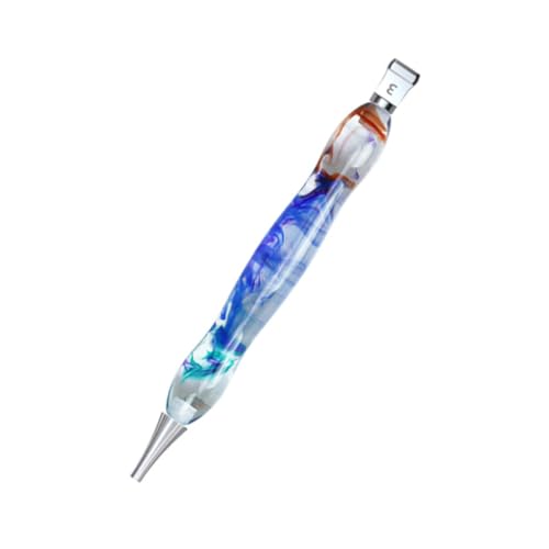 Diamond Painting Stift,DIY Diamant Malerei Stift Zubehör,Kunstharz Diamant Malstift,Diamanten Kurviger Stift,Für Kunst DIY Diamantmalerei Stickerei Nagelwerkzeug Painting Craft,Weißer Stift von Whakano