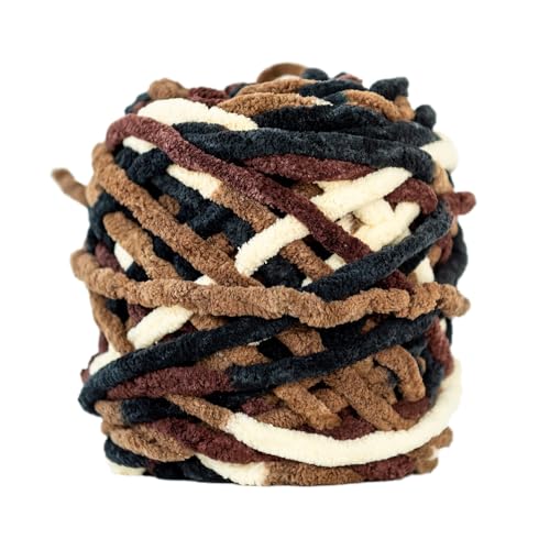 Dicke Wolle Garn 100g,Handstrickgarn,Häkelgarn,Wollgarn,Handstrickgarn zum Stricken Strick Wolle,Häkeln Yarn Crochet,Stricken und Häkeln Basteln,Accessoire,Decken,Schwarze Kaffeefarbe Dicke Wolle Garn 100g,Handstrickgarn,Häkelgarn,Wollgarn,Handstrickgarn zum Stricken Strick Wolle,Häkeln Yarn Crochet,Stricken und Häkeln Basteln,Accessoire,Decken,Schwarze Kaffeefarbe von Whakano