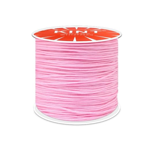 Nylonschnur 0,8mm,Makramee-Schnur,Nylon Seil Perlenschnur,Cord Makramee Band für Geflochtene Armbänder,Schmuckherstellung Handwerk Halsketten,Makramee,Geschenkverpackung,Dunkelpink Nylonschnur 0,8mm,Makramee-Schnur,Nylon Seil Perlenschnur,Cord Makramee Band für Geflochtene Armbänder,Schmuckherstellung Handwerk Halsketten,Makramee,Geschenkverpackung,Dunkelpink von Whakano