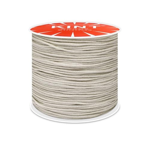 Whakano Nylonschnur 0,8mm,Makramee-Schnur,Nylon Seil Perlenschnur,Cord Makramee Band für Geflochtene Armbänder,Schmuckherstellung Handwerk Halsketten,Makramee,Geschenkverpackung,Grau-weiß Whakano Nylonschnur 0,8mm,Makramee-Schnur,Nylon Seil Perlenschnur,Cord Makramee Band für Geflochtene Armbänder,Schmuckherstellung Handwerk Halsketten,Makramee,Geschenkverpackung,Grau-weiß von Whakano