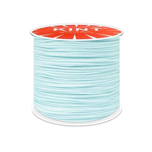 Whakano Nylonschnur, 0,8mm, Makramee-Schnur, Nylon Seil, Perlenschnur, Cord Makramee Band, Hellblau Whakano Nylonschnur, 0,8mm, Makramee-Schnur, Nylon Seil, Perlenschnur, Cord Makramee Band, Hellblau von Whakano