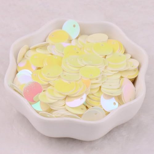Runde Pailletten 10mm,Pailletten zum Basteln,Pailletten mit Loch,Handwerk Pailletten Spangles,PVC-Paillettenflocken,ür DIY Herstellung,Kleidung,Basteln,Nähen,Schmuck Dekor,Ca.560 Stück,Cremefarbe Runde Pailletten 10mm,Pailletten zum Basteln,Pailletten mit Loch,Handwerk Pailletten Spangles,PVC-Paillettenflocken,ür DIY Herstellung,Kleidung,Basteln,Nähen,Schmuck Dekor,Ca.560 Stück,Cremefarbe von Whakano