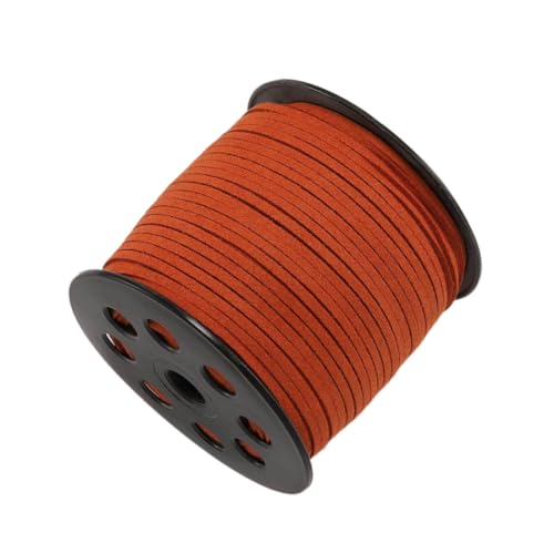 Whakano 1 Stück 10 M x 2,5mm Lederschnur Lederband Faux Wildleder Schnur,Klassik Basteln Lederschnüre DIY Band für Armbänder,für Schmuckherstellung DIY Handwerk Halsketten,Geschenkverpackung,Orange Whakano 1 Stück 10 M x 2,5mm Lederschnur Lederband Faux Wildleder Schnur,Klassik Basteln Lederschnüre DIY Band für Armbänder,für Schmuckherstellung DIY Handwerk Halsketten,Geschenkverpackung,Orange von Whakano