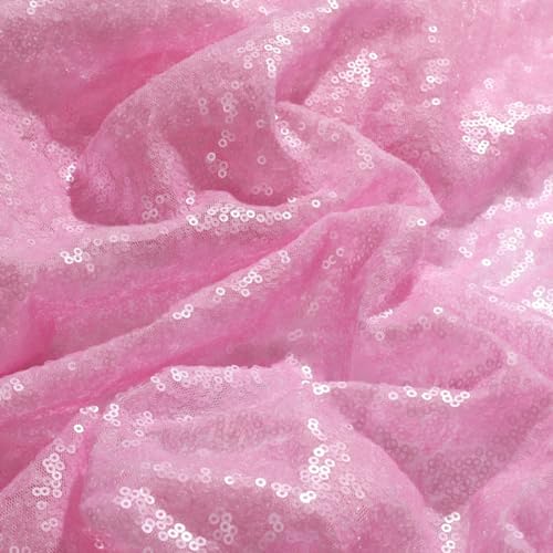 Whakano 1 Yard Glänzender Pailletten Stoff,130 cm Breit,Dekostoff,zum Nähen Basteln Dekorieren,Handwerken,Vorhänge Bühne Kostüm Kleid Bekleidung,Hochzeit Party Karneval Bankett Deko,Rosa Whakano 1 Yard Glänzender Pailletten Stoff,130 cm Breit,Dekostoff,zum Nähen Basteln Dekorieren,Handwerken,Vorhänge Bühne Kostüm Kleid Bekleidung,Hochzeit Party Karneval Bankett Deko,Rosa von Whakano