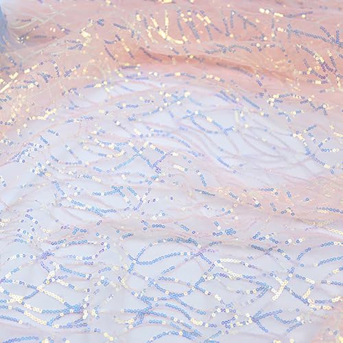 1 Yards Glänzender Tüll Stoff mit Gestreifter Pailletten 3mm,ca.130 cm Breit,Dekostoff Tüll Rolle,zum Nähen Basteln Dekorieren,DIY Handwerken,Vorhänge Bühne Kostüm Kleid Bekleidung,Rosa 1 Yards Glänzender Tüll Stoff mit Gestreifter Pailletten 3mm,ca.130 cm Breit,Dekostoff Tüll Rolle,zum Nähen Basteln Dekorieren,DIY Handwerken,Vorhänge Bühne Kostüm Kleid Bekleidung,Rosa von Whakano