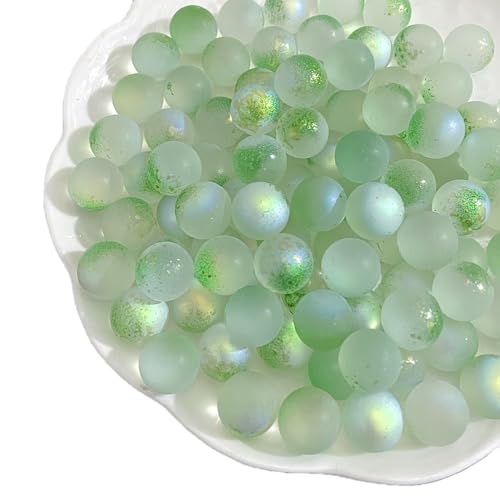 Whakano 100 Stück Bunte Runde Perlen der Fantasie Glasperlen zum Basteln,12mm,Lose Perlen ohne Loche,Bastelperlen für DIY Handwerk Dekor,Vasenfüller,Hochzeit,Party,Heimdekoration,Grün Whakano 100 Stück Bunte Runde Perlen der Fantasie Glasperlen zum Basteln,12mm,Lose Perlen ohne Loche,Bastelperlen für DIY Handwerk Dekor,Vasenfüller,Hochzeit,Party,Heimdekoration,Grün von Whakano