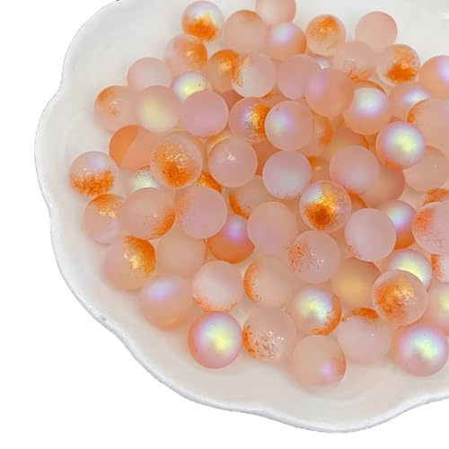 Whakano 100 Stück Bunte Runde Perlen der Fantasie Glasperlen zum Basteln,12mm,Lose Perlen ohne Loche,Bastelperlen für DIY Handwerk Dekor,Vasenfüller,Hochzeit,Party,Heimdekoration,Orange Whakano 100 Stück Bunte Runde Perlen der Fantasie Glasperlen zum Basteln,12mm,Lose Perlen ohne Loche,Bastelperlen für DIY Handwerk Dekor,Vasenfüller,Hochzeit,Party,Heimdekoration,Orange von Whakano