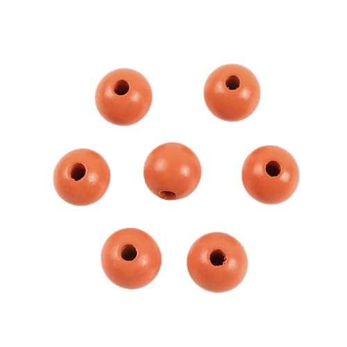 Whakano 100 Stück Holzperlen Runde Natürliche Lose Spacer Perlen,Groß Holzkugeln mit loch,für DIY Bastelarbeiten Dekorationen,Armband Halskette,auffädeln,Makramee Schmuck Herstellung,16mm,Orange Rot Whakano 100 Stück Holzperlen Runde Natürliche Lose Spacer Perlen,Groß Holzkugeln mit loch,für DIY Bastelarbeiten Dekorationen,Armband Halskette,auffädeln,Makramee Schmuck Herstellung,16mm,Orange Rot von Whakano