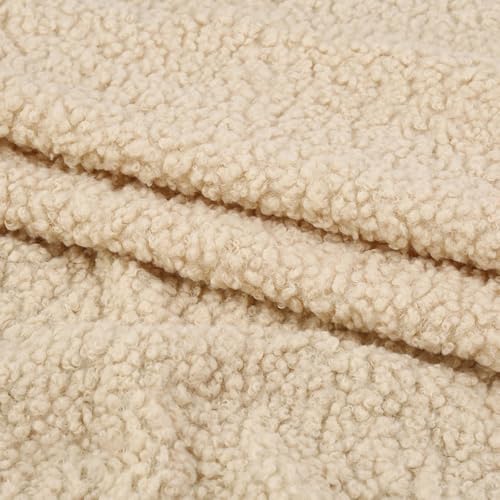 Whakano 100cm x 160cm Plüschstoff Teddystoff Dekostoff Stoffe zum Nähen Dekorieren,Kunstpelz Stoff,Furry Plüsch Tuch für Nähen Basteln,Tasche,Kostüm,Hochzeits,Weihnachten,Halloween,Partydekor,Beige Whakano 100cm x 160cm Plüschstoff Teddystoff Dekostoff Stoffe zum Nähen Dekorieren,Kunstpelz Stoff,Furry Plüsch Tuch für Nähen Basteln,Tasche,Kostüm,Hochzeits,Weihnachten,Halloween,Partydekor,Beige von Whakano