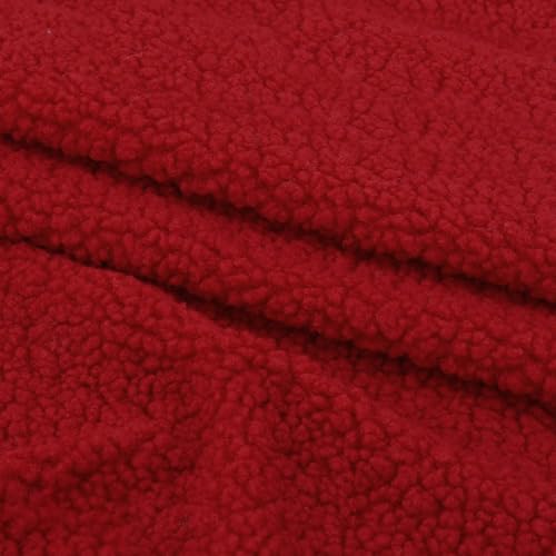 Whakano 100cm x 160cm Plüschstoff Teddystoff Dekostoff Stoffe zum Nähen Dekorieren,Kunstpelz Stoff,Furry Plüsch Tuch für Nähen Basteln,Tasche,Kostüm,Hochzeits,Weihnachten,Halloween,Partydekor,Rot Whakano 100cm x 160cm Plüschstoff Teddystoff Dekostoff Stoffe zum Nähen Dekorieren,Kunstpelz Stoff,Furry Plüsch Tuch für Nähen Basteln,Tasche,Kostüm,Hochzeits,Weihnachten,Halloween,Partydekor,Rot von Whakano