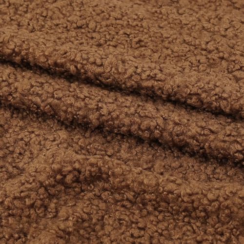 Whakano 100cm x 160cm Plüschstoff Teddystoff Dekostoff Stoffe zum Nähen Dekorieren,Kunstpelz Stoff,Furry Plüsch Tuch für Nähen Basteln,Tasche,Kostüm,Hochzeits,Weihnachten,Halloween,Partydekor,Kaffee Whakano 100cm x 160cm Plüschstoff Teddystoff Dekostoff Stoffe zum Nähen Dekorieren,Kunstpelz Stoff,Furry Plüsch Tuch für Nähen Basteln,Tasche,Kostüm,Hochzeits,Weihnachten,Halloween,Partydekor,Kaffee von Whakano