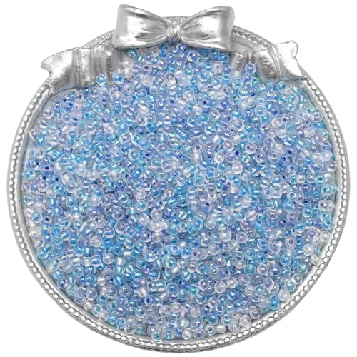 Whakano 170 Stück Glas Perlen Pony Beads,Rocailles Perlen,10g Lose Perlen,Bastelperlen für DIY Handwerk Dekor,Armbänder,Halsketten Ohrringe,Schmuckherstellung,Kopfbedeckung,Blau Gemischt,4mm Whakano 170 Stück Glas Perlen Pony Beads,Rocailles Perlen,10g Lose Perlen,Bastelperlen für DIY Handwerk Dekor,Armbänder,Halsketten Ohrringe,Schmuckherstellung,Kopfbedeckung,Blau Gemischt,4mm von Whakano
