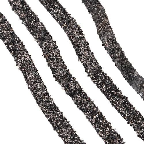 Whakano 1m Glitter Harz Strass Bänder zum Aufbügeln 1,5cm Breite Bling Edelstein Perlen Band,Dekoration Strassband zum Basteln,Hochzeit,Party Dekor,DIY Kunsthandwerk,Geschenkdekor,Grau Schwarz Whakano 1m Glitter Harz Strass Bänder zum Aufbügeln 1,5cm Breite Bling Edelstein Perlen Band,Dekoration Strassband zum Basteln,Hochzeit,Party Dekor,DIY Kunsthandwerk,Geschenkdekor,Grau Schwarz von Whakano