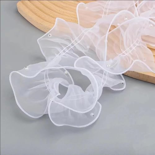 Whakano 1m Perle Organzaband Schleifenband Dekoband 11CM,Deko Band Tüllband,Transparentes Chiffo Geschenkband,für Hochzeit Geburtstag Weihnachten Handwerk Haarschmuck Kuchen Geschenkverpackung,Weiß Whakano 1m Perle Organzaband Schleifenband Dekoband 11CM,Deko Band Tüllband,Transparentes Chiffo Geschenkband,für Hochzeit Geburtstag Weihnachten Handwerk Haarschmuck Kuchen Geschenkverpackung,Weiß von Whakano