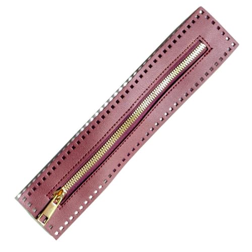 Whakano 2 Stück PU-Leder Reißverschluss Zum Nähen,Reissverschlüsse 27cm x 5,5cm,Zippverschluss Ersatz,Taschen Häkeln Zubehör,Zipper für Taschen,Handtasche,Häkeltaschen,Bastelprojekte,Weinrot Whakano 2 Stück PU-Leder Reißverschluss Zum Nähen,Reissverschlüsse 27cm x 5,5cm,Zippverschluss Ersatz,Taschen Häkeln Zubehör,Zipper für Taschen,Handtasche,Häkeltaschen,Bastelprojekte,Weinrot von Whakano