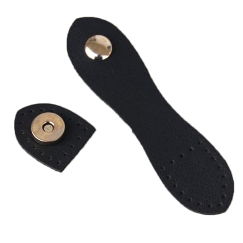 Whakano 2 Stück PU Lederriemen mit Verschluss zum Aufnähen,Taschenverschluss Lederriemen mit Magnetknöpfe,Taschenzubehör für DIY Taschen,Leder-Schnallen für Geldbörsen,Häkeltaschen,Gold Schwarz Whakano 2 Stück PU Lederriemen mit Verschluss zum Aufnähen,Taschenverschluss Lederriemen mit Magnetknöpfe,Taschenzubehör für DIY Taschen,Leder-Schnallen für Geldbörsen,Häkeltaschen,Gold Schwarz von Whakano
