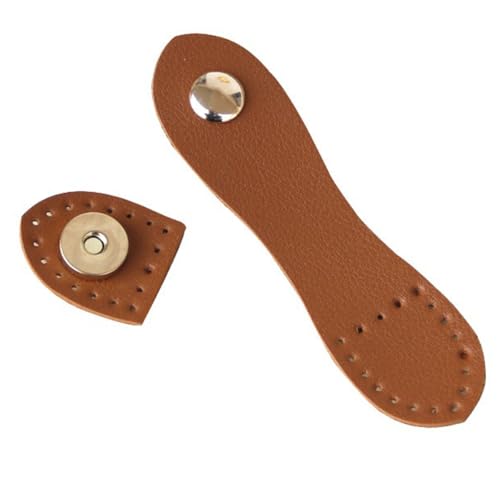 Whakano 2 Stück PU Lederriemen mit Verschluss zum Aufnähen,Taschenverschluss Lederriemen mit Magnetknöpfe,Taschenzubehör für DIY Taschen,Leder-Schnallen für Geldbörsen,Häkeltaschen,Gold Braun Whakano 2 Stück PU Lederriemen mit Verschluss zum Aufnähen,Taschenverschluss Lederriemen mit Magnetknöpfe,Taschenzubehör für DIY Taschen,Leder-Schnallen für Geldbörsen,Häkeltaschen,Gold Braun von Whakano