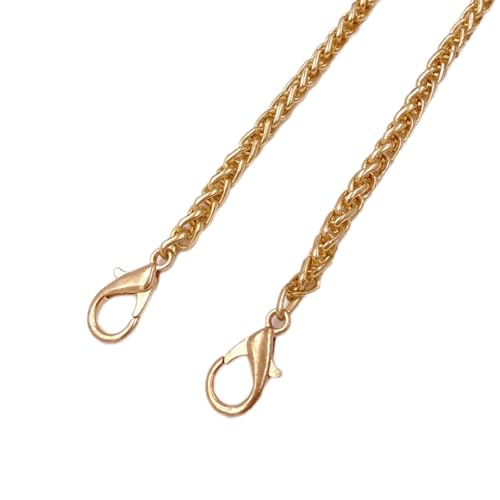 Whakano 2 Stück Taschenkette Metall Ersatzkette für Handtaschen,Taschen Ketten Abnehmbare,für Damen Handtaschen Umhängetasche Crossbody Taschengriff Tasche Handtasche Geldbörse,Hell Gold,100cm Whakano 2 Stück Taschenkette Metall Ersatzkette für Handtaschen,Taschen Ketten Abnehmbare,für Damen Handtaschen Umhängetasche Crossbody Taschengriff Tasche Handtasche Geldbörse,Hell Gold,100cm von Whakano