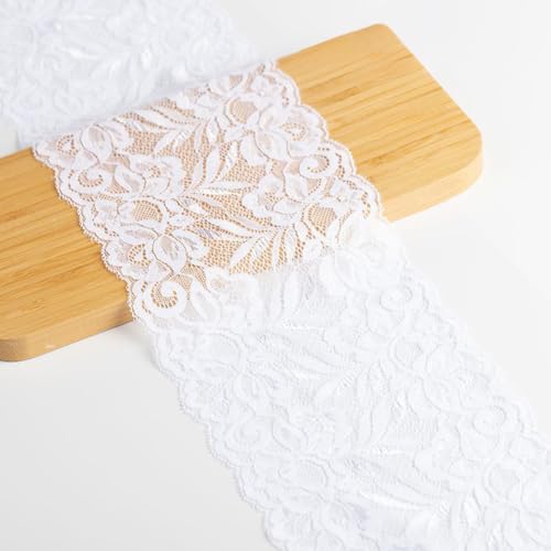 Whakano 2 Yards Vintage Spitzenband Borte 15cm Breit,Dekoband Zierband Spitzenborte,Band Spitzenbesatz für Nähen Handwerk,DIY Kleidung,Dessous-Kante,Scrapbooking,Geschenkverpackung,Weiß Whakano 2 Yards Vintage Spitzenband Borte 15cm Breit,Dekoband Zierband Spitzenborte,Band Spitzenbesatz für Nähen Handwerk,DIY Kleidung,Dessous-Kante,Scrapbooking,Geschenkverpackung,Weiß von Whakano