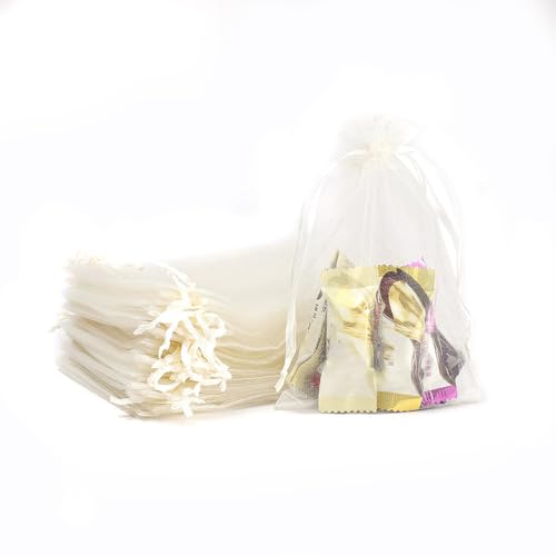 Whakano 20 Stück Bunt Organzasäckchen mit Kordelzug,Organzabeutel,Schmuckbeutel,GeschenkSack,für Hochzeit Geburtstag Süßigkeiten Schmuck Geschenkverpackung Party Mit Schnur,Creme,17x23cm Whakano 20 Stück Bunt Organzasäckchen mit Kordelzug,Organzabeutel,Schmuckbeutel,GeschenkSack,für Hochzeit Geburtstag Süßigkeiten Schmuck Geschenkverpackung Party Mit Schnur,Creme,17x23cm von Whakano