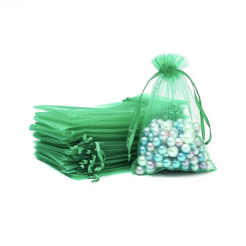 Whakano 20 Stück Bunt Organzasäckchen mit Kordelzug,Organzabeutel,Schmuckbeutel,GeschenkSack,für Hochzeit Geburtstag Süßigkeiten Schmuck Geschenkverpackung Party Mit Schnur,Dunkelgrün,13x18cm Whakano 20 Stück Bunt Organzasäckchen mit Kordelzug,Organzabeutel,Schmuckbeutel,GeschenkSack,für Hochzeit Geburtstag Süßigkeiten Schmuck Geschenkverpackung Party Mit Schnur,Dunkelgrün,13x18cm von Whakano