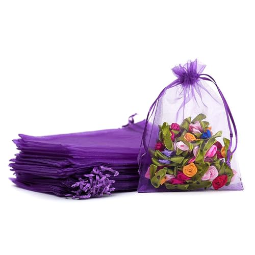 Whakano 20 Stück Bunt Organzasäckchen mit Kordelzug,Organzabeutel,Schmuckbeutel,GeschenkSack,für Hochzeit Geburtstag Süßigkeiten Schmuck Geschenkverpackung Party Mit Schnur,Dunkelviolett,20x30cm Whakano 20 Stück Bunt Organzasäckchen mit Kordelzug,Organzabeutel,Schmuckbeutel,GeschenkSack,für Hochzeit Geburtstag Süßigkeiten Schmuck Geschenkverpackung Party Mit Schnur,Dunkelviolett,20x30cm von Whakano