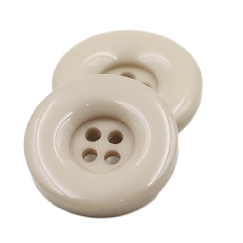 Whakano 20 Stück Dekorative Knöpfe aus Harz,Runde Knöpfe 4-Loch,Nähen Basteln von Dekorationen,für DIY Stricken Nähen Mäntel Kleidung Anzüge Jacke Malerei Scrapbooking Geschenk Deko,Beige,30mm Whakano 20 Stück Dekorative Knöpfe aus Harz,Runde Knöpfe 4-Loch,Nähen Basteln von Dekorationen,für DIY Stricken Nähen Mäntel Kleidung Anzüge Jacke Malerei Scrapbooking Geschenk Deko,Beige,30mm von Whakano