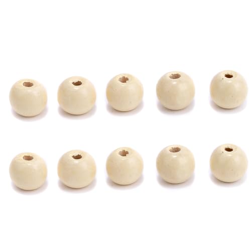 Whakano 2000 Stück Runde Farbige Holzperlen zum Basteln,natürliche DIY-Holzperlen mit Loch,zum Basteln,Makramee,Handarbeit für Weihnachten,Geburtstage,Belohnungen,5x6mm,Beige Whakano 2000 Stück Runde Farbige Holzperlen zum Basteln,natürliche DIY-Holzperlen mit Loch,zum Basteln,Makramee,Handarbeit für Weihnachten,Geburtstage,Belohnungen,5x6mm,Beige von Whakano