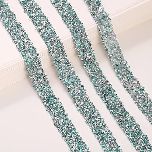 Whakano 2m Glitter Harz Strass Bänder zum Aufbügeln 1,5cm Breite Bling Edelstein Perlen Band,Dekoration Strassband zum Basteln,Hochzeit,Party Dekor,DIY Kunsthandwerk,Geschenkdekor,Grün Whakano 2m Glitter Harz Strass Bänder zum Aufbügeln 1,5cm Breite Bling Edelstein Perlen Band,Dekoration Strassband zum Basteln,Hochzeit,Party Dekor,DIY Kunsthandwerk,Geschenkdekor,Grün von Whakano