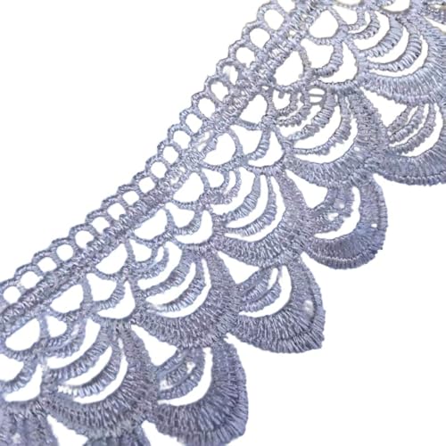 Whakano 3 Yards Hohl Spitzenband 6cm Breit Spitzenbesatz Welle Spitzen Borten,Bänder zum Nähen Deko,Vorhang,Tischdeko,Hochzeit,DIY Handwerk,Scrapbooking,Kleidung Accessoires,Grau Whakano 3 Yards Hohl Spitzenband 6cm Breit Spitzenbesatz Welle Spitzen Borten,Bänder zum Nähen Deko,Vorhang,Tischdeko,Hochzeit,DIY Handwerk,Scrapbooking,Kleidung Accessoires,Grau von Whakano