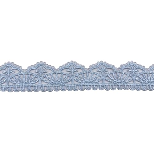 Whakano 4 Yards Stickerei Spitzenbesatz 2,7cm Breit Spitzenband Dekoband Brautkleid Häkelband Spitzenborte,Band für DIY Nähen Handwerk,Hochzeit,Party,Kopfbedeckung,Vorhänge,Kleider Dekor,Hellblau Whakano 4 Yards Stickerei Spitzenbesatz 2,7cm Breit Spitzenband Dekoband Brautkleid Häkelband Spitzenborte,Band für DIY Nähen Handwerk,Hochzeit,Party,Kopfbedeckung,Vorhänge,Kleider Dekor,Hellblau von Whakano