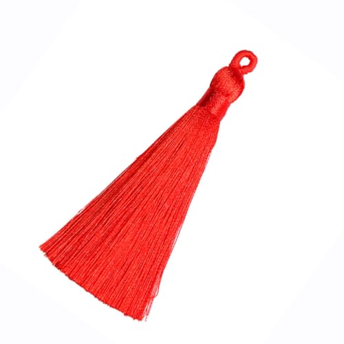 Whakano 40 Stück 8 cm Mini Quasten mit Kordel Schlaufen,Quasten Anhänger Troddel,für Ohrringe,Tasche,Schlüsselanhänger Riemen Dekor,Schmuckherstellung,Lesezeichen,Souvenirs,DIY Handwerk Zubehör,Rot Whakano 40 Stück 8 cm Mini Quasten mit Kordel Schlaufen,Quasten Anhänger Troddel,für Ohrringe,Tasche,Schlüsselanhänger Riemen Dekor,Schmuckherstellung,Lesezeichen,Souvenirs,DIY Handwerk Zubehör,Rot von Whakano