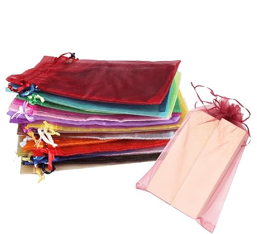 Whakano 40 Stück Bunt Organzasäckchen mit Kordelzug,Organzabeutel,Schmuckbeutel,GeschenkSack,für Hochzeit Geburtstag Süßigkeiten Schmuck Geschenkverpackung Party Mit Schnur,Gemischt,10x12cm Whakano 40 Stück Bunt Organzasäckchen mit Kordelzug,Organzabeutel,Schmuckbeutel,GeschenkSack,für Hochzeit Geburtstag Süßigkeiten Schmuck Geschenkverpackung Party Mit Schnur,Gemischt,10x12cm von Whakano