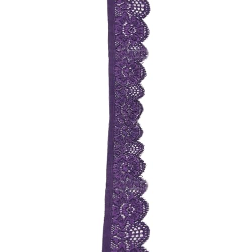 Whakano 5 Yards Elastizität Häkelband Spitze Borte,Spitzenband Borte 2,5cm Breit,Dekobänder Zierband,Spitzenbesatz für Nähen Handwerk,Dessous Hochzeitskleid,Hochzeit,Blumen,Haus Dekoration,Violett Whakano 5 Yards Elastizität Häkelband Spitze Borte,Spitzenband Borte 2,5cm Breit,Dekobänder Zierband,Spitzenbesatz für Nähen Handwerk,Dessous Hochzeitskleid,Hochzeit,Blumen,Haus Dekoration,Violett von Whakano